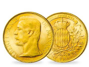 Monaco 100 Francs 1891-1904 Albert I.