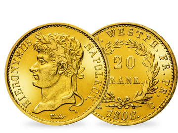 Westphalen 20 Franken 1808-1813 Hieronymus Napoleon