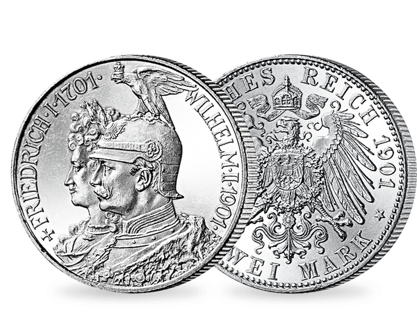 Die 2-Mark-Münze aus Preußen 