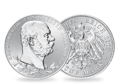 Die letzte Kaiserreich-Münze des Herzogtums Sachsen-Altenburg