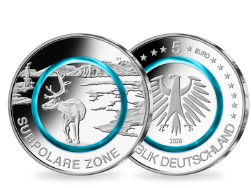 5-Euro-Münze 2020, Prägezeichen G – Stempelglanz