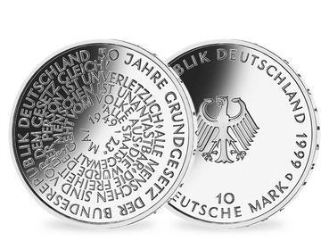Die offizielle 10 DM Silbermünze – 