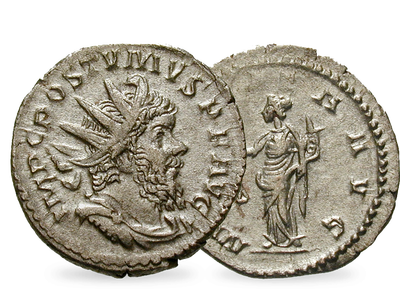 Ein römischer Kaiser in Köln − Postumus Denar 260-269