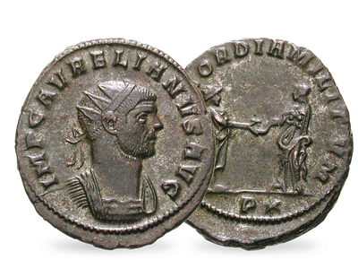 Der Erbauer der Stadtmauern Roms − Kaiser Aurelian, Antoninian