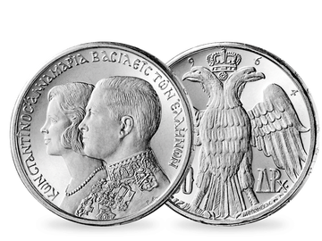 Griechenland 30 Drachmen 1964 Konstantin II.