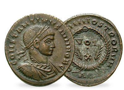 Die Familie Konstantins des Großen − Rom, Konstantin II. Bronze 337-340