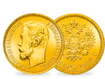 Russland 5 Rubel 1897-1911 Nikolaus II. prägefrisch