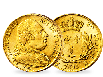 Frankreich 20 Francs 1814-1815 Ludwig XVIII.