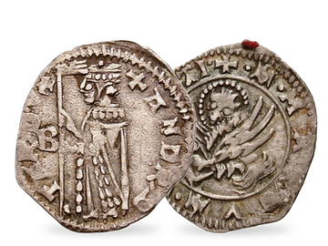Historische Original-Silbermünze aus dem Mittelalter!