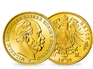 Deutsches Reich/Preußen 20 Mark 1871-1873 Wilhelm I.