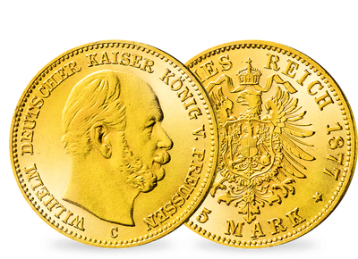 Preußens einziger Gold-Fünfer" − Wilhelm I. 5 Mark 1877-1878"