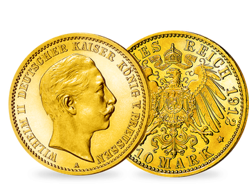 Deutsches Reich / Preußen 10 Mark 1912 Wilhelm II. prägefrisch