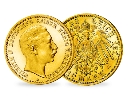Die letzte 10-Mark-Münze Preußens in Top-Erhaltung | 1912 Wilhelm II.