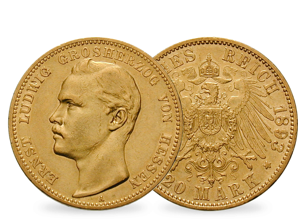 Das einzige 20-Mark-Goldstück von König Georg