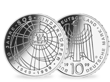 Die offizielle 10 DM Silbermünze - 