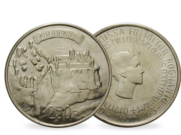 Luxemburg 250 Francs 1963 1000-Jahr-Feier