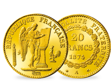 Frankreich 20 Francs 1871-1898 Genius