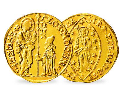 Die einzige Goldmünze Venedigs − Dukat (Zecchine)1329-1797