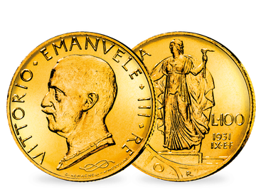 Italien 100 Lire 1931-1933 Viktor Emanuel III.