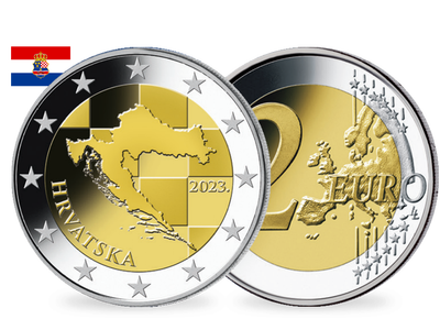 Monnaie 2€ commémorative « Croatie 2023 » 
