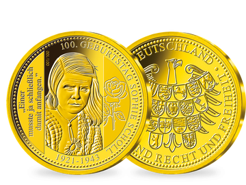 Gold-Jahresausgabe „100. Geburtstag Sophie Scholl“ 2021 im Einzelverkauf