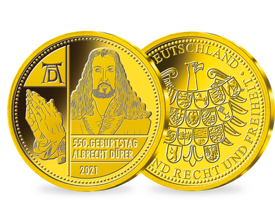 Gold-Jahresausgabe „550. Geburtstag Albrecht Dürer“ 2021 im Einzelverkauf