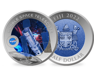 Monnaie en titane «Hubble telescope» 2022