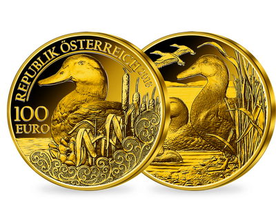 100-Euro-Goldmünze 2018 ''Die Stockente''