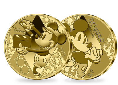 Disney - 100ème anniversaire Monnaie de 50€ Or 1/4Oz