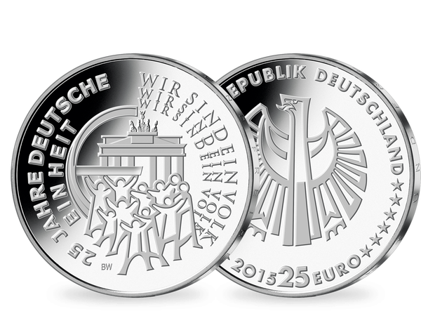Deutschlands erste 25-Euro-Münze