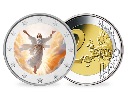 Allemagne 2024 Pâques Jesus colorisée