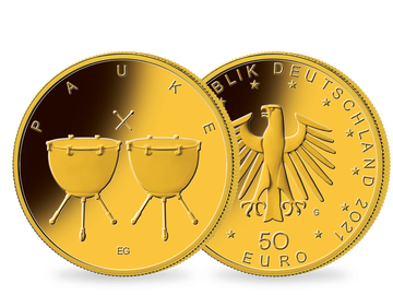 Bundesrepublik, Pauke, 50 Euro, 2021, st