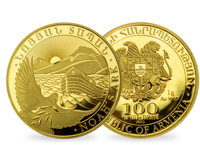 1g Goldmünze Armenien 2023 