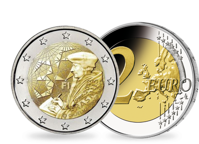 Monnaie commémorative de 2 Euros «35 ans du programme Erasmus» Finlande 2022