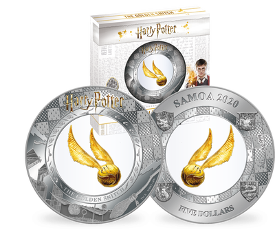 Monnaie officielle Harry Potter Vif d'Or 2020