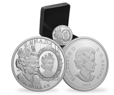 Monnaie en argent le plus pur «Jubilé de Platine de la Reine Elisabeth II» Canada 2022