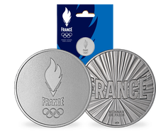 Team France ! Médaillon Jeux Olympiques Paris 2024