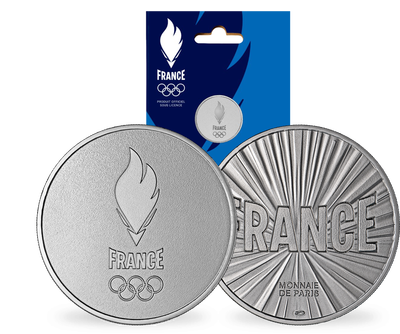 Team France ! Médaillon Jeux Olympiques Paris 2024