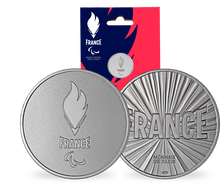 Team France ! Médaillon Jeux Paralympiques Paris 2024