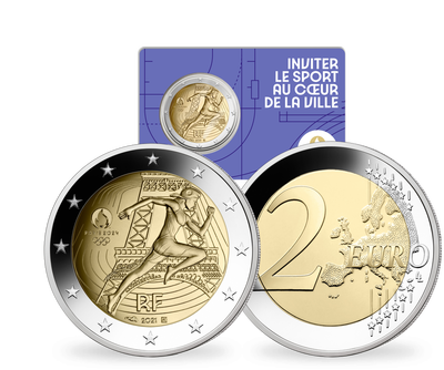 Nos monnaies commémoratives de 2€ BU- Jeux Olympiques Paris 2024