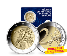 Monnaie commémorative de 2€ BU - Jeux Olympiques Paris 2024 - Blister №1