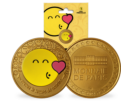 Mini-médaille Smiley - Gratitude
