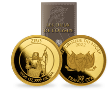 La monnaie en or « Zeus » 2022