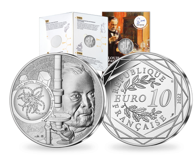 Monnaie de 10 Euros « Bicentenaire de la naissance Louis Pasteur » 2022
