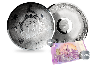 Riesen 1 Kilo-Silber-Kuppelmünze 