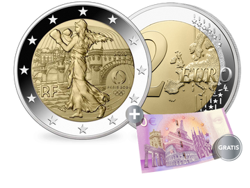 2 Euro Gedenkmünze Paris 2024 