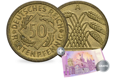 Ein numismatisch wertvoller Zeitzeuge: Der deutsche 50 Rentenpfennig
