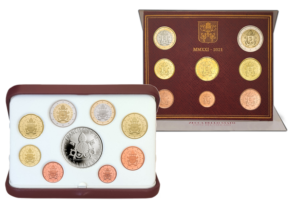 Bei Sammlern beliebt: Die Kursmünzensätze des Vatikan 2021