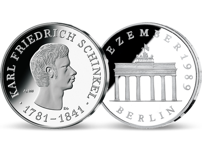 Die erste und die letzte Silber-Gedenkmünze der DDR