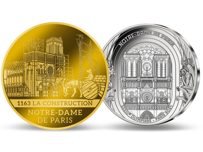 Set or et argent « Notre Dame de Paris »